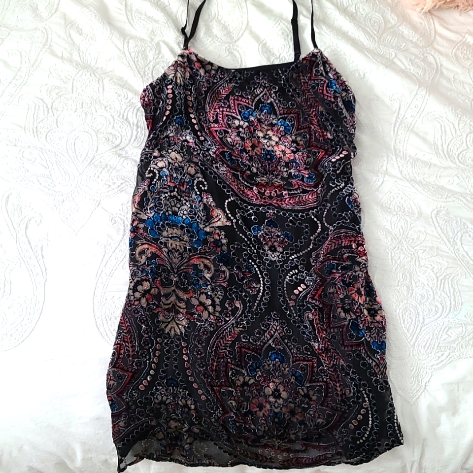 As U Wish Velvet Mini Dress
